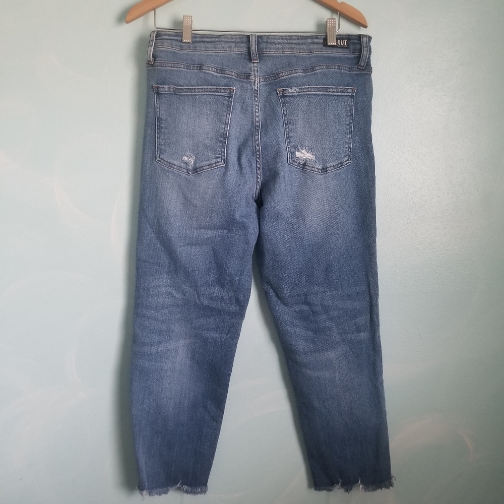 Classic High-Rise Straight Leg Women’s Jeans - Light Blue - Picture 6 of 10
